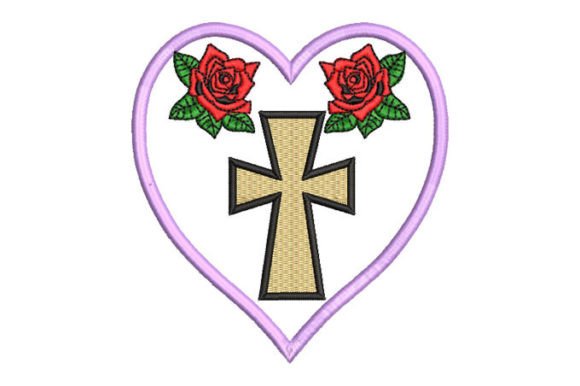 Heart with Roses and Cross: An Embroidery Designer's Review