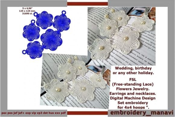 ITH FSL Flowers Jewelry: Delicate Lace Gifts That Speak From the Heart