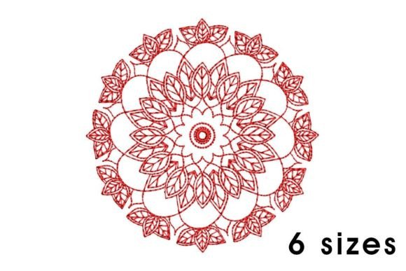 Mandala Flowers Center Leaves Circular Design Review