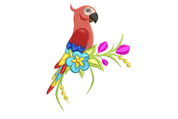 Parrot with Flowers Embroidery: A Gift Maker’s Review