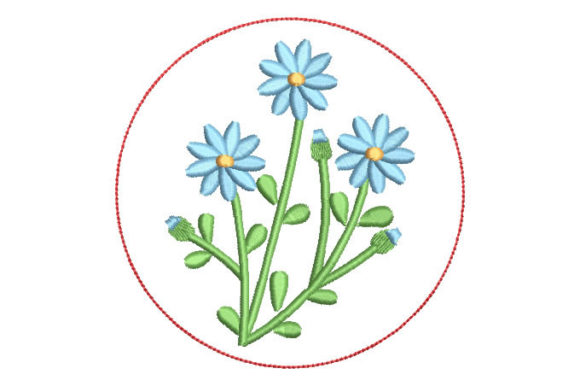 Plants with Flowers: Seasonal Machine Embroidery Review