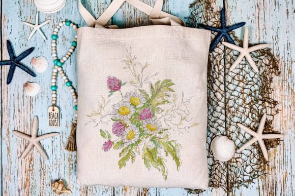 Red Clover with Chamomile Cross Stitch Design Review