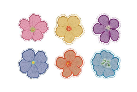 Set of Simple Flowers Appliques: A Designer Review