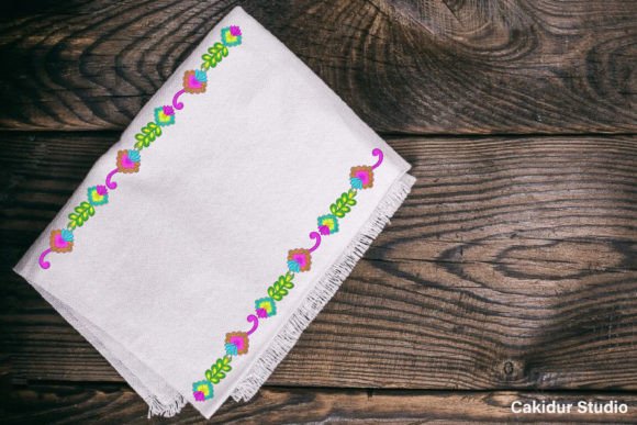 Two Pairs of Flowers Border: A Designer's Review for Boutique Sweatshirts